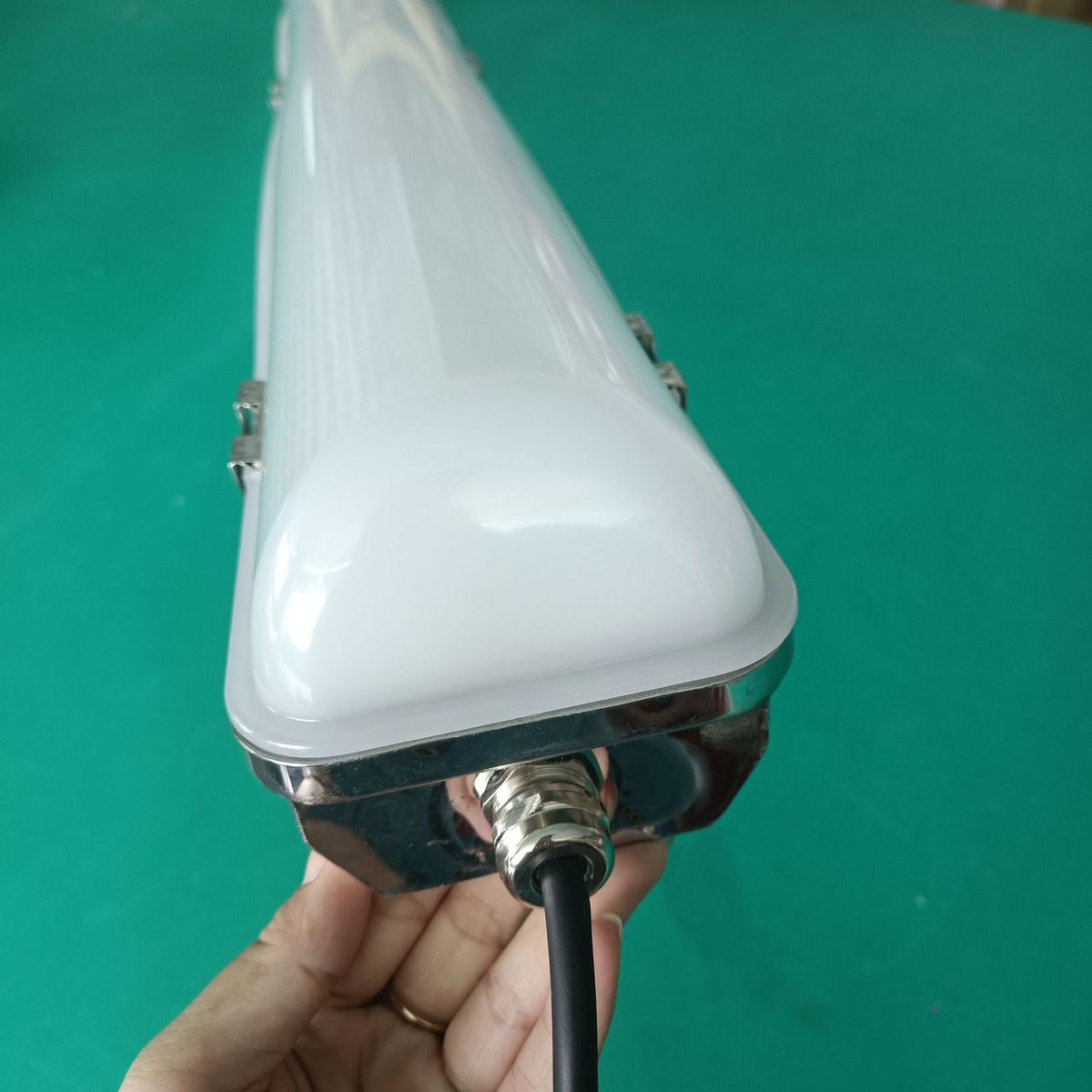 热销厂家单管1.2米供应led不锈钢三防灯支架304/316不锈钢三防灯