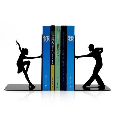 好彩书立架伸缩铁艺简易桌上办公室桌面收纳学生文具创意书架书夹