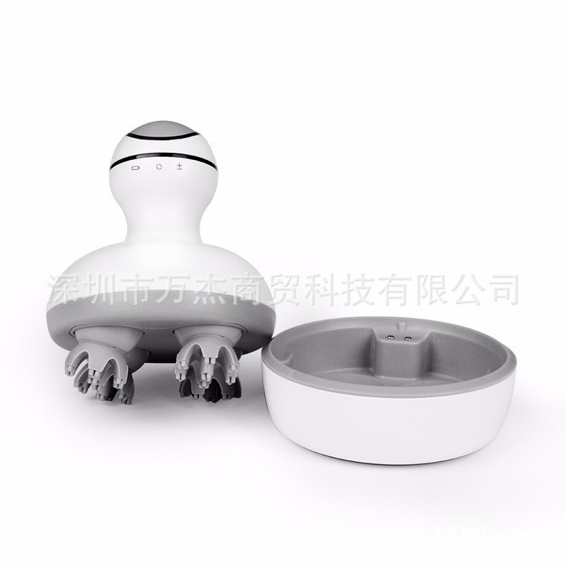 桀派頭部按摩器電動(dòng)家用自動(dòng)揉捏神器按摩頭皮疼的八爪頭療按摩儀