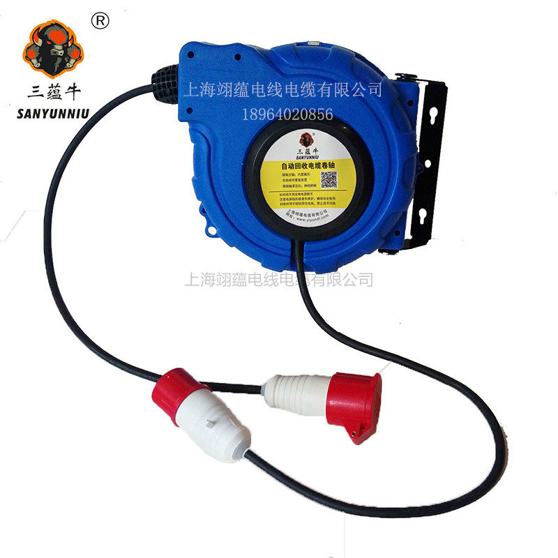 380V自动伸缩电鼓卷线器绕线盘4芯三相四线线鼓,五金/工具,线缆工具,淘宝优惠券,粉丝福利购,淘宝优惠卷