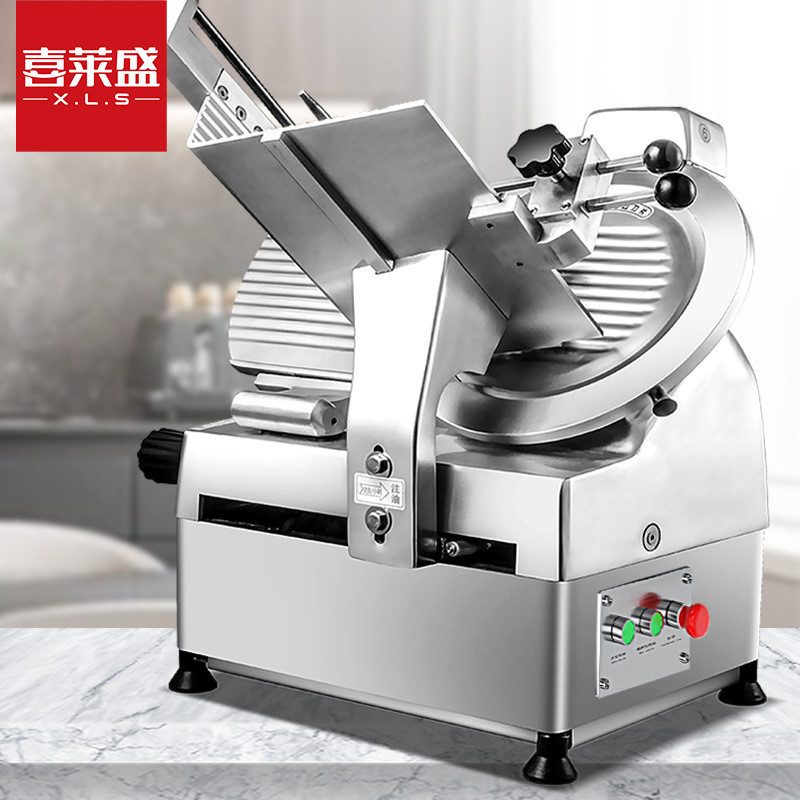 喜莱盛 切片机商用羊肉切肉机全自动电动刨冻肉肥牛刨片机肉片机
