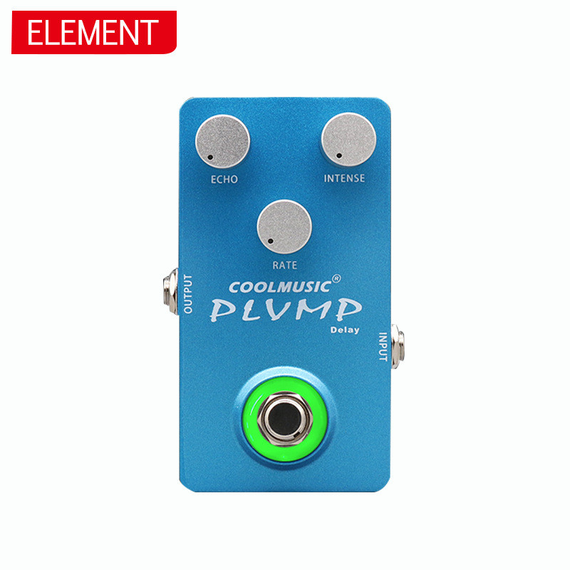电吉他单块效果器 PLUMP delay 模拟延长重金属失真电源器