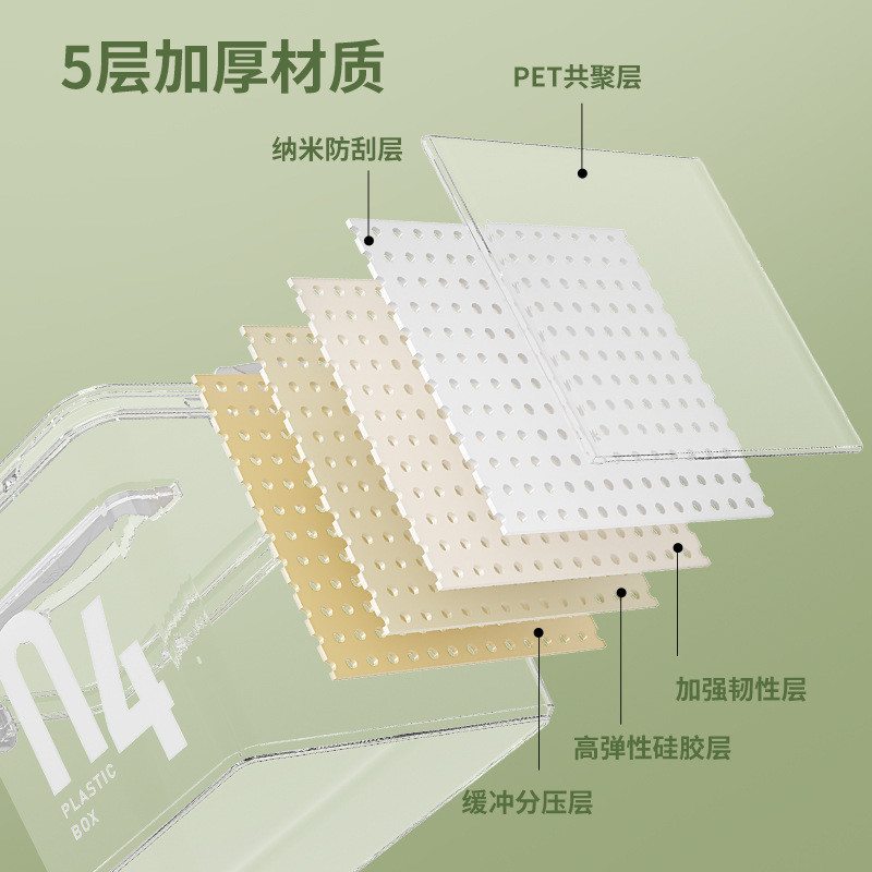 透明手提收纳箱大容量加厚款整理箱零食玩具收纳盒衣柜衣物收纳箱
