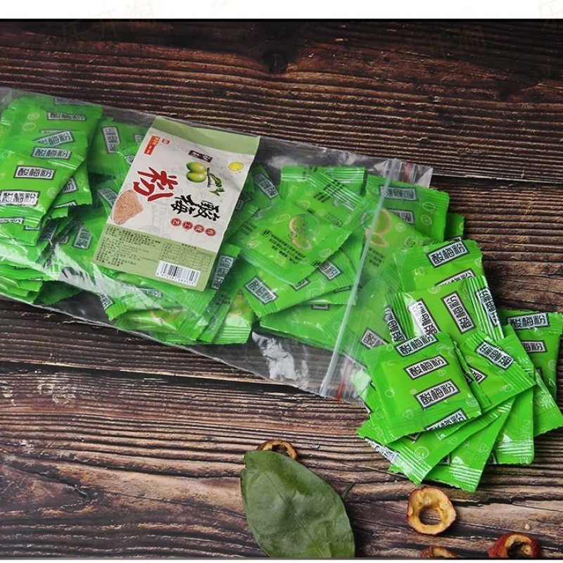 新日期酸梅粉独立梅子酸梅粉 小包潮汕特产酸梅粉话梅粉包装粉 甘