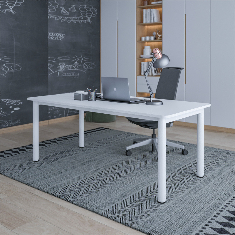 热销电动升降桌桌面四腿四电机高度可调大班桌架站立式大架电竞桌