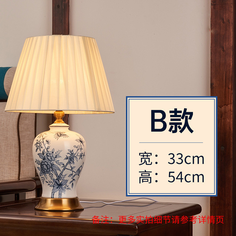 批发古典台灯 复古新中式国风仿古禅意客厅书房桌主卧室台灯明清
