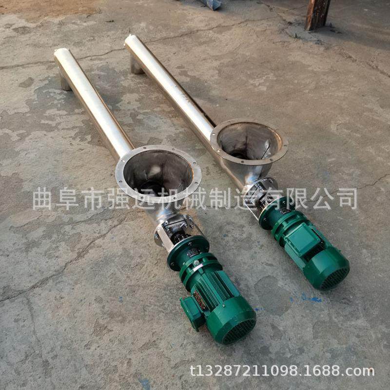 热销304机绞龙上料不锈钢 移动式圆管上料机  耐腐蚀蛟龙上料机