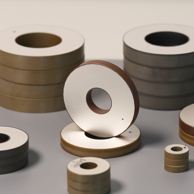 pzt压电陶瓷片 15k20k35k 超声波换能器振子晶片P4p8压电陶瓷圆环