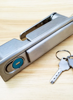 不锈钢平面锁ms818机箱机柜锁高低压开关锁工业机械锁ms490