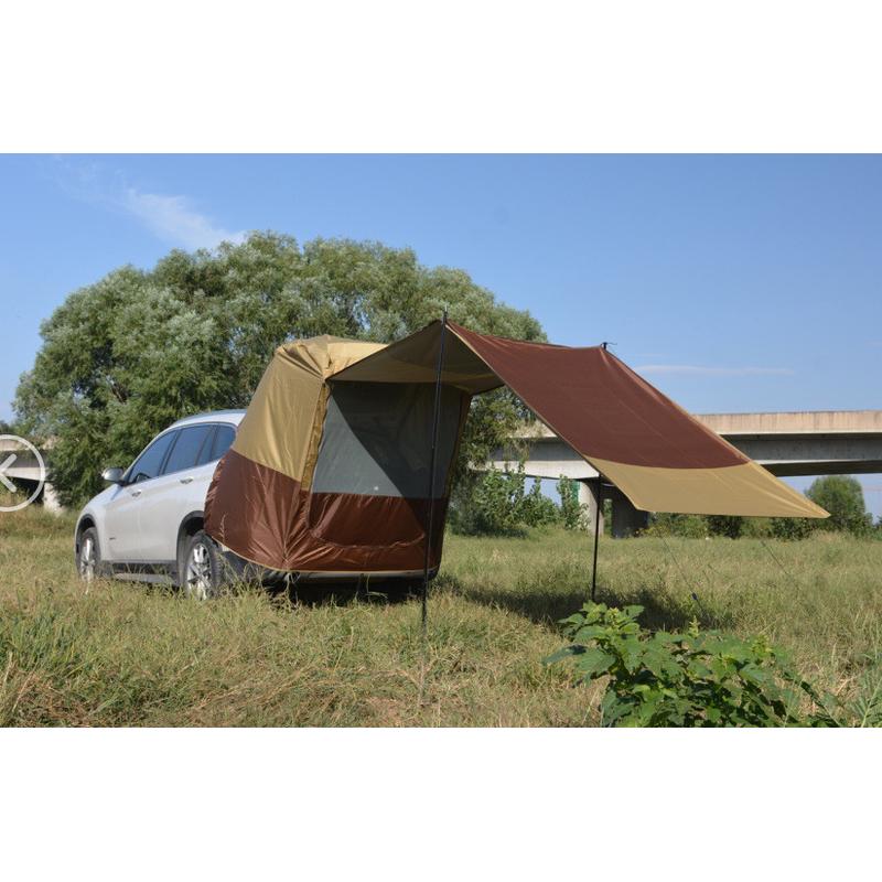 自驾游延伸帐篷suv车顶帐篷车尾户外野营汽车遮阳车边帐篷