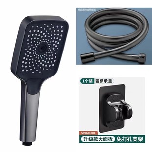增压花洒喷头淋浴头卫浴套装 2023新款 花晒神器花洒一键止水淋浴管