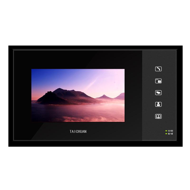 户内对讲7寸数字楼宇对讲q1室内机可视分机门禁系统厂家现货直供