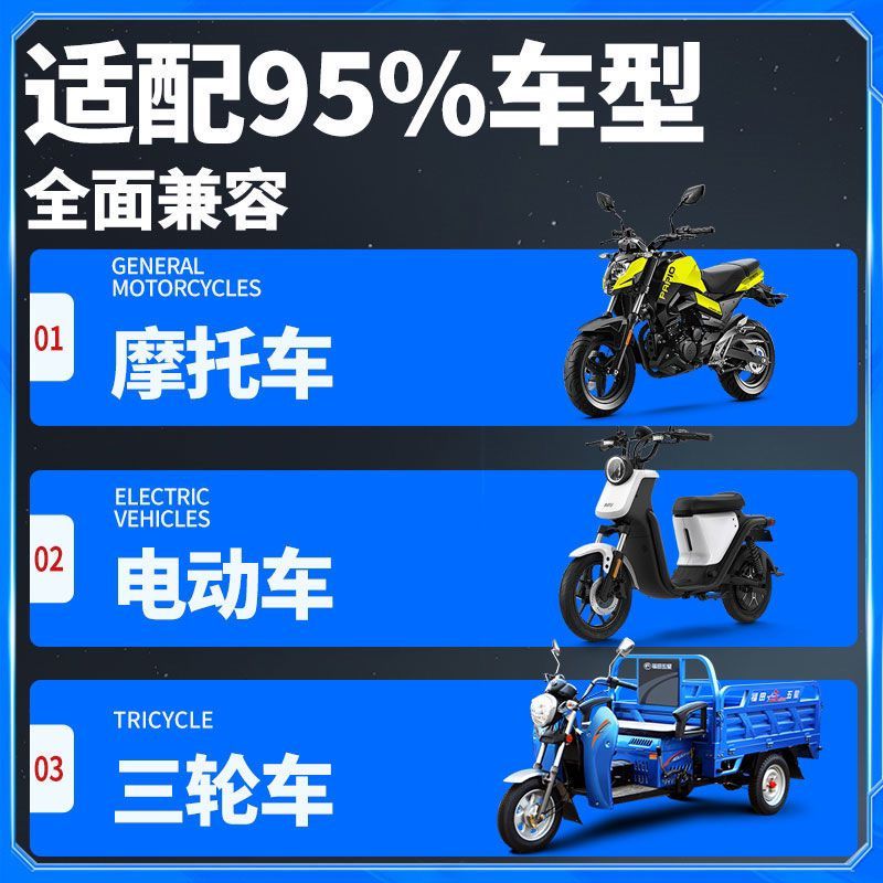 摩托车灯夜行强光电车踏板车LED灯泡改装两爪三爪H4超亮透镜大灯