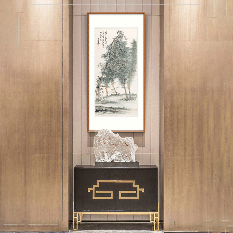 厂家艺术张大千直供微喷家居客厅书房装饰画花鸟墨竹字画批发画芯