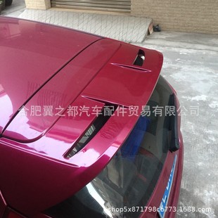 定风 13适用福特嘉年华两厢专用尾翼原厂烤漆abs带灯改装 热销款