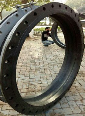 橡胶翻边大补偿器电厂脱硫全包围橡胶软接头防拉脱dn2000加工