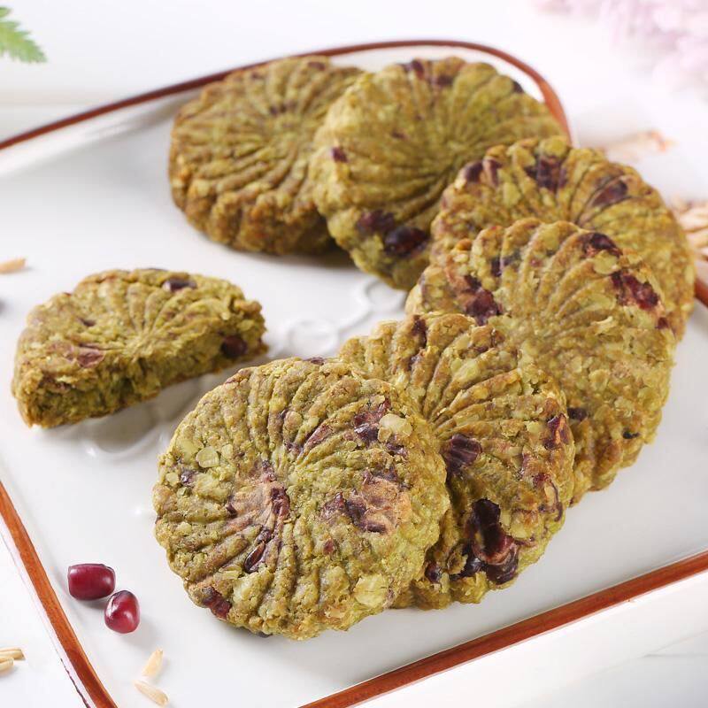 新货大麦若叶清汁减燃肥粗粮饼干健身饱腹代餐压缩燕麦饼干健康零