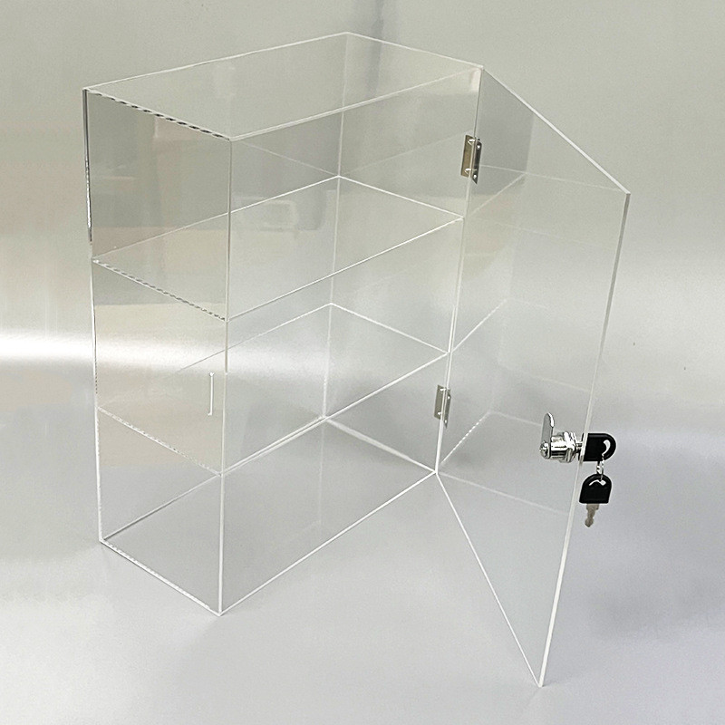厂家供应展示柜亚克力透明多层展示架有机玻璃陈列柜亚克力置物架
