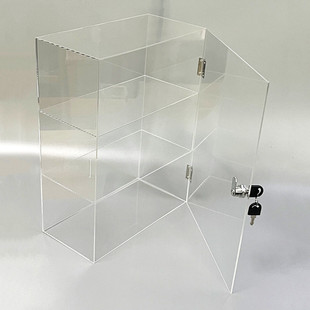 厂家供应有机玻璃展示柜透明多层展示架亚克力陈列柜亚克力置物架