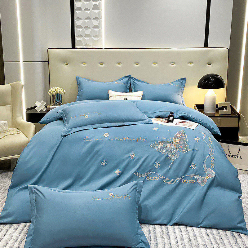2024新款国潮四件套棉暖氧加厚磨毛刺绣四件套春秋款家用风雅批发,床上用品,床品套件/四件套/多件套,淘宝优惠券,粉丝福利购,淘宝优惠卷