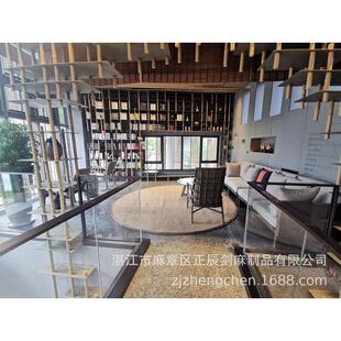 热销小罗纹系列汗蒸垫日式剑麻地毯客厅榻榻米植物纤维麻地垫