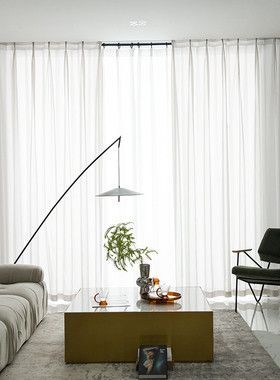 gpw5批发防刮防勾丝纱纱幔窗帘纱卧室客厅白色小清新阳台飘窗金刚