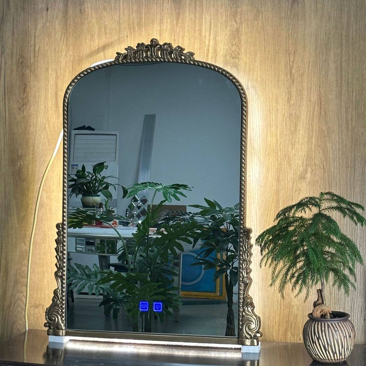 新法式复古化妆镜浴室卫生间洗面台镜子储物柜梳妆装饰实用化妆柜,家庭/个人清洁工具,随身化妆镜,淘宝优惠券,粉丝福利购,淘宝优惠卷