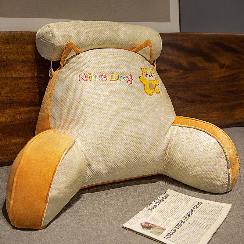 冰丝卡通靠枕床头大靠背软包床上睡觉抱枕靠垫宿舍靠着看书沙发,居家布艺,抱枕被,淘宝优惠券,粉丝福利购,淘宝优惠卷