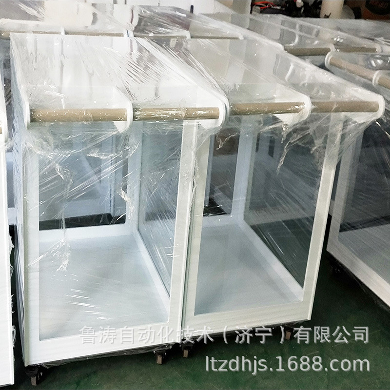 热销pp湿法小推车新款pp材质双层手推车 光伏小推车清洗机配套小