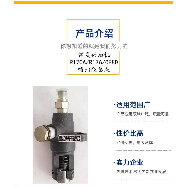 热销常州常跨境柴油机喷油泵r170ar176cf8d单缸水冷柴油机油泵总