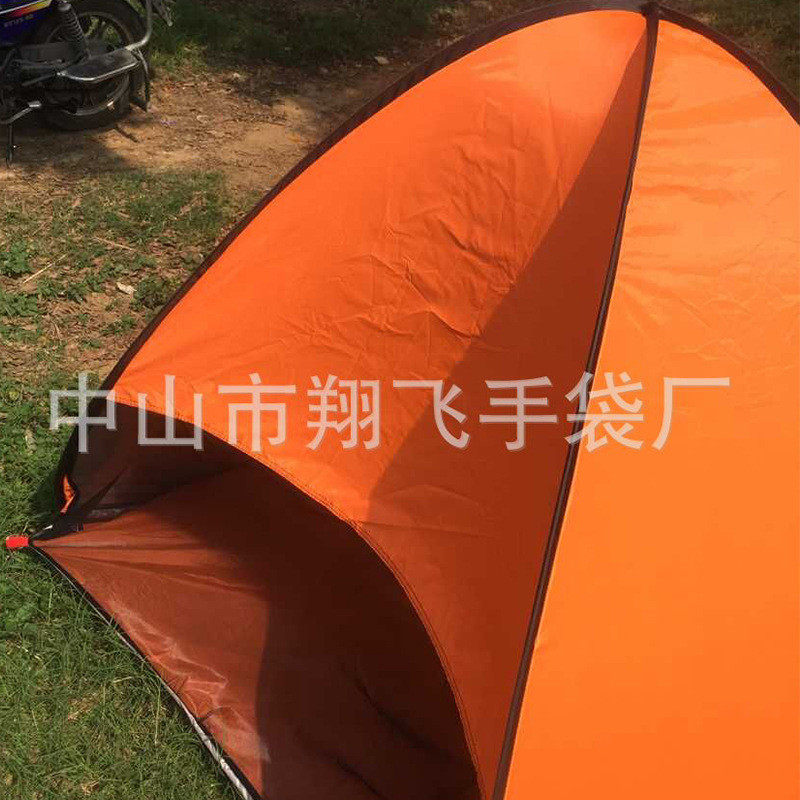 厂家供应家庭简易可折叠带门滩帐篷遮阳户外印logo帐篷可踏青