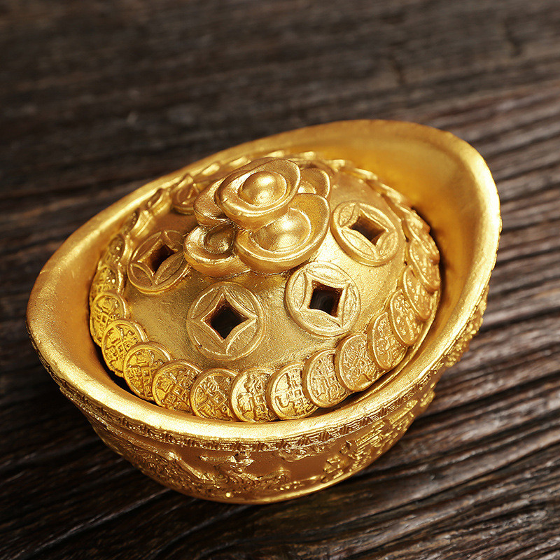 元宝香熏炉檀香沉香道家用卧室内盘香塔香熏香炉仿古创意摆件批发