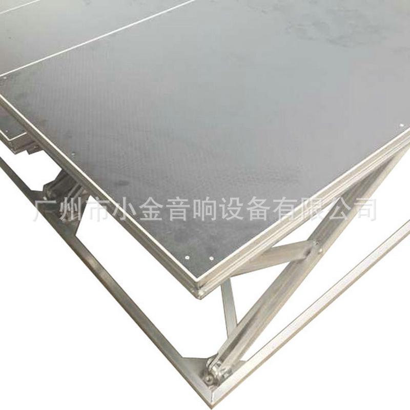 手动升降铝合金折叠舞台交叉支架拼接舞台活动折叠舞台