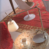 台灯办公室卧室lamp简约现代立灯table 戴草帽 小女孩双臂款 书房