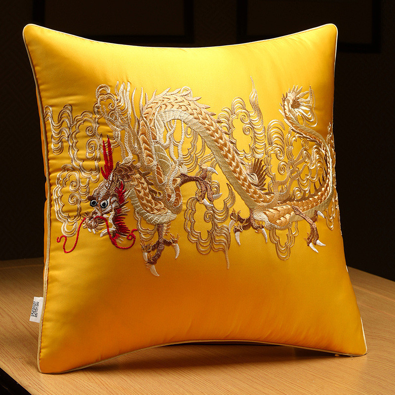 新中式抱枕靠垫客厅红木沙发中国风大靠枕轻奢高档靠垫套含芯抱枕