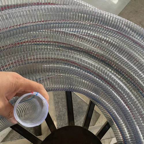 热销pvc塑料管透明钢丝水泵/塑料钢丝软管加厚/耐油管进给水管批