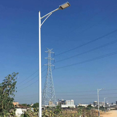 led路灯铝型材模组光源厂家高低9米15米路灯杆热镀锌锥杆批发臂杆