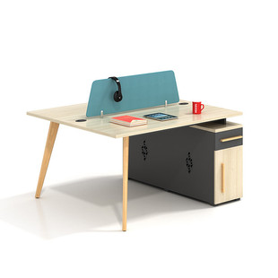 员工四人位职员办公桌电脑桌椅组合简约现代2/4/6工作位屏风六人