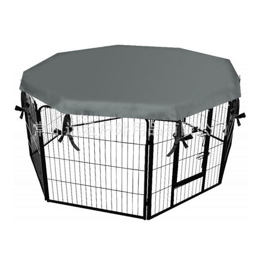 热销跨境货源庭院宠物笼窝顶罩户外防晒笼罩宠物室外防水防尘狗笼