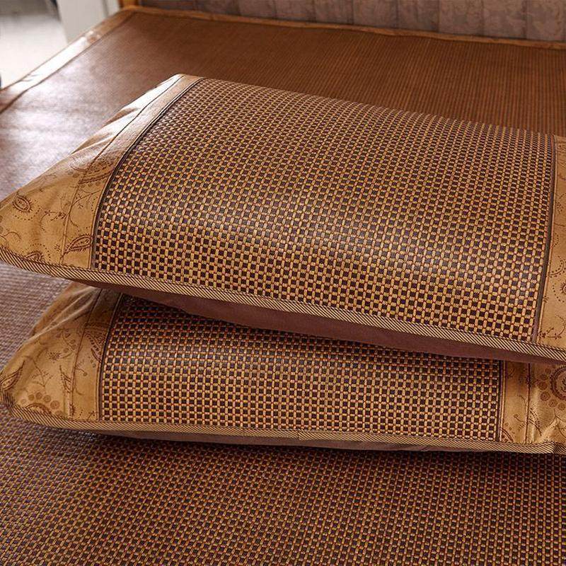 [2只]凉席枕套 冰丝 枕芯套 枕席片藤枕套 夏天凉枕套 凉席枕昌雷,包装,基发泡沫,淘宝优惠券,粉丝福利购,淘宝优惠卷