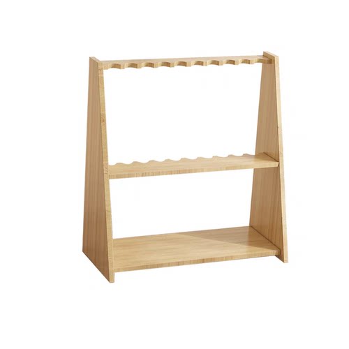 台球杆架落地球杆展示架立式球杆鱼竿放置架实木球厅台球杆放置架