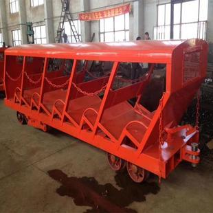 人系列斜井人车 xrcd车插轨式 热销矿用斜井人车10人 12人抱轨式