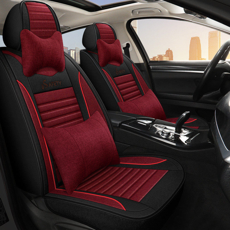 热销汽车坐垫亚麻全包迪A6L丰佃RAV4卡罗拉Q5L凯美瑞四季通用座椅,电动车/配件/交通工具,电动车坐垫,淘宝优惠券,粉丝福利购,淘宝优惠卷