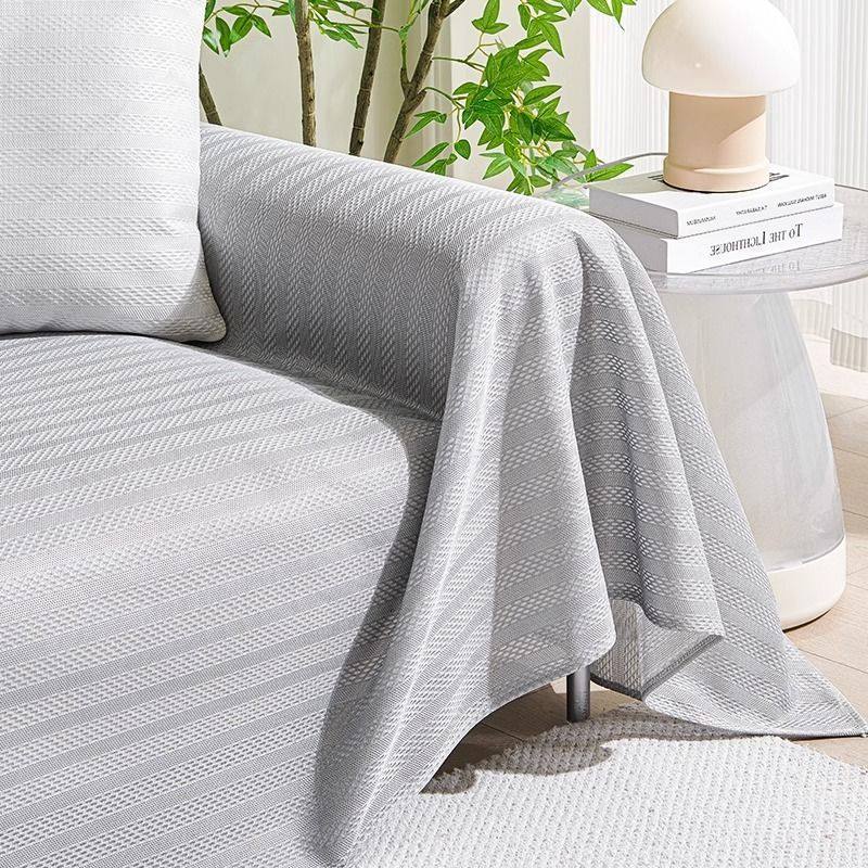 热销垫沙发巾夏季简约沙发套罩凉感坐垫防滑通用全盖布冰丝巾,居家布艺,沙发垫,淘宝优惠券,粉丝福利购,淘宝优惠卷