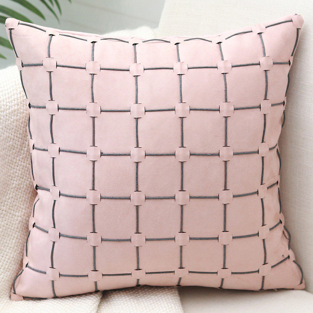 方格简约编织抱枕套波西米亚热销时尚时尚居家客厅卧室,居家布艺,靠垫/抱枕,淘宝优惠券,粉丝福利购,淘宝优惠卷