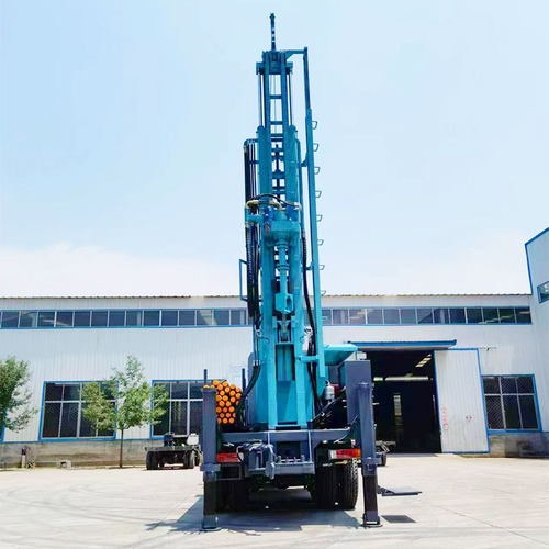 热销润沃机械水气两用钻机车载式打井水井钻机地质勘探履带设备