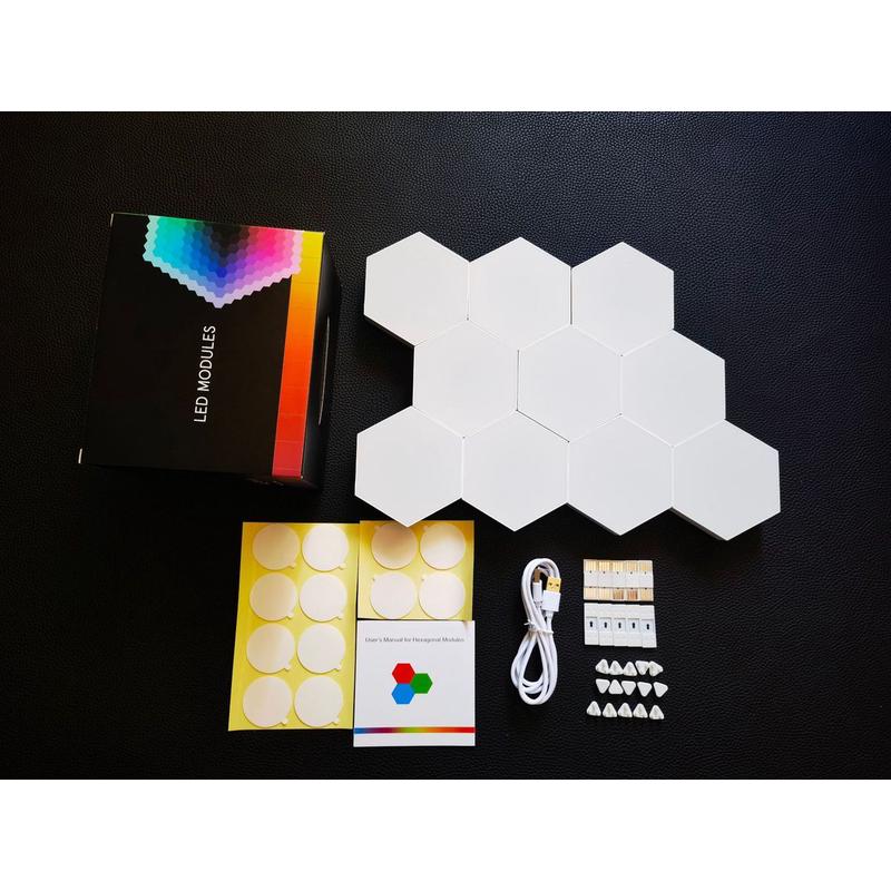 室内bl-q03现代简约触摸开关量子灯六边形拼接灯供应专壁灯