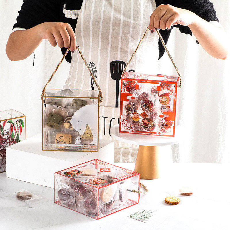 透明雪花酥包装盒高档手提牛轧糖曲奇饼干糖果送礼烘焙包装袋礼盒,包装,纸盒,淘宝优惠券,粉丝福利购,淘宝优惠卷