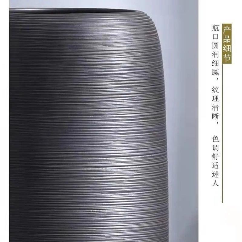 陶瓷高60cm景德镇干花落地花瓶大号批发客厅玄关现代简约中式插花