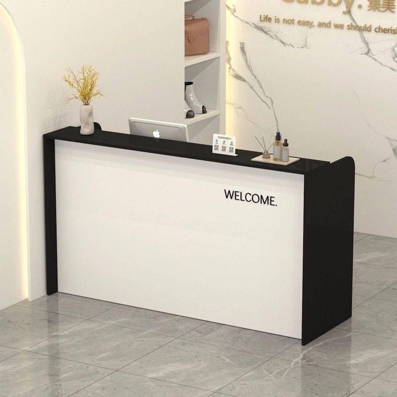 服装店烤漆收银台店铺小型吧台桌简约现代院柜台桌公司前台接待台,商业/办公家具,大班台/主管桌,淘宝优惠券,粉丝福利购,淘宝优惠卷